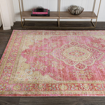 Khilana Floral Medallion Area Rug
